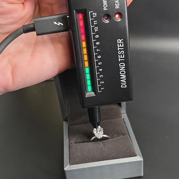 4CWT Moissanite 8-prong marquise cut set in solid S925 sterling silver. - Picture 11 of 11